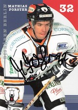 Mathias Forster Eishockey Autogramm Autogrammkarte Eisbären Berlin EHC 2003/2004