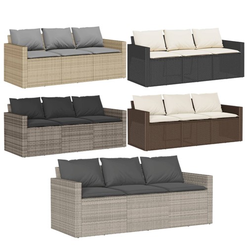 Gartensofa mit kissen - mit, 3-sitzer