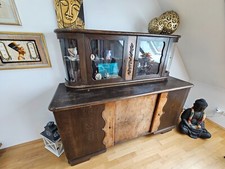 Küchenbuffet mit Vitrine, Omas Küchenschrank,