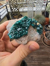 Dioptas Stufe Aus Kongo 142 Gramm, Green Mineral, Grünes Mineral, Grüner...