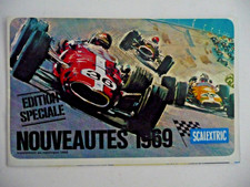 SCALEXTRIC , AUTORENNBAHN ,Faltprospekt 1969 ,selten in dem Zustand zu finden