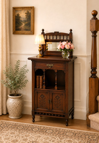 Edwardianischer geschnitzter - edwardianischer,