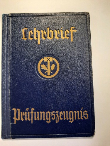 Lehrbrief mappe damen - in, ,