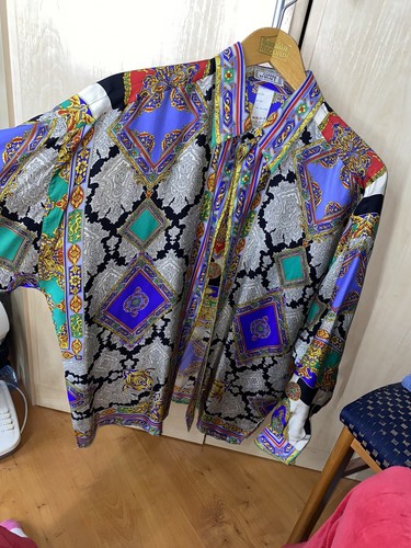 Gianni versace seidenhemd - versace,
