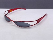 Alain Mikli  Sonnenbrille Herren Damen Rot Bandage M340 Vintage 90er Schmal oval