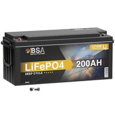 Lifepo4 200ah 12v bsa lithium - 12v,