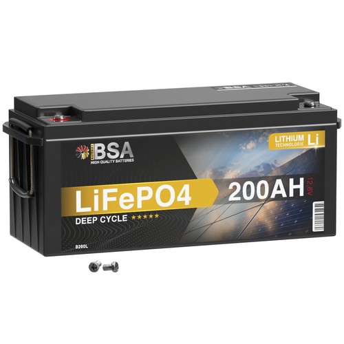 Lifepo4 200ah 12v bsa - 12v,
