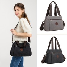 Damen Segeltuch Handtasche
