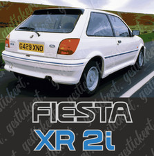 1x Aufkleber für Ford Fiesta XR2i MK3 Sticker Decal Heckklappe Heck Tuning