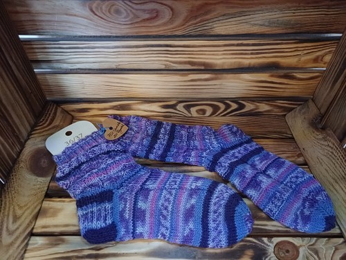 Wollsocken handgestrickt gr - wollsocken,