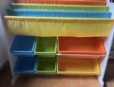 Kinderregal für Spielzeug und Bücher, gebraucht