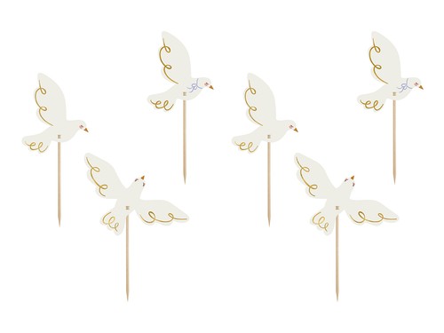 Cupcaketopper tauben 5cm - cupcaketopper,