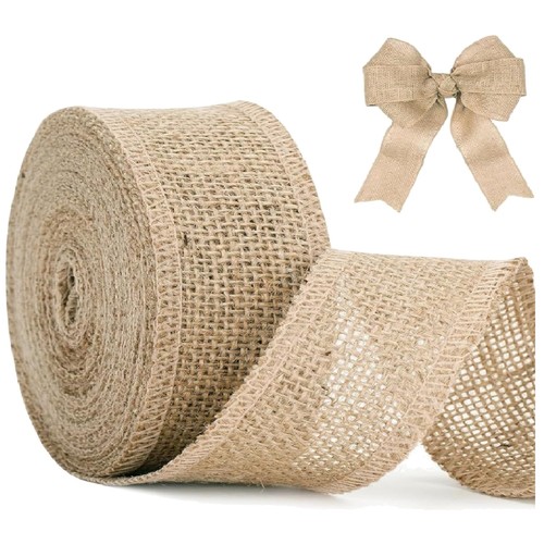 Juteband 8cm breit 10m