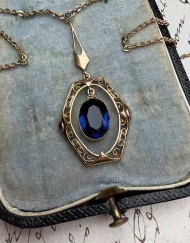 Collier jugendstil um 1900 - um,