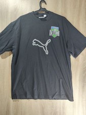 Vintage Puma SK Sturm Graz Fußball T-Shirt Herren XL Puntigamer Trikot Schwarz