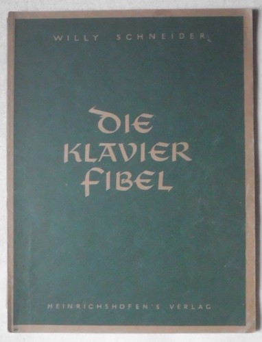 Willy schneider die klavier - schneider,,