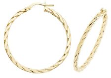 GEDREHTE CREOLEN AUS 9 KARAT