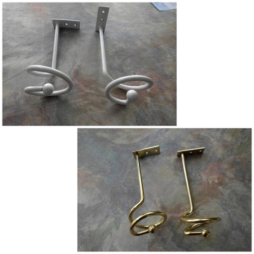 Drapierhaken paar gold - drapierhaken, 1