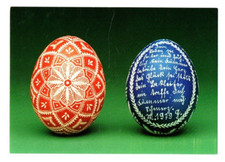 Postkarte Batik-Österei von