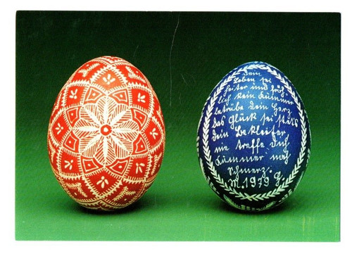 Postkarte batik österei von - postkarte,