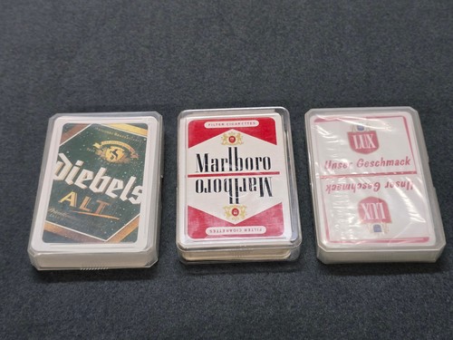 Vintage kartenspiele - 3x,