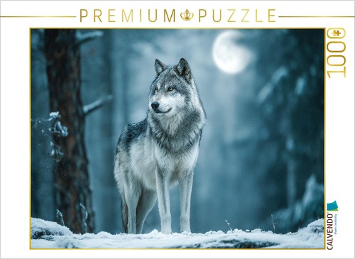 Calvendo puzzle grauer wolf - puzzle,