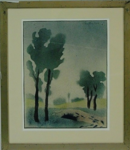 Stilisierte landschaft - landschaft, in