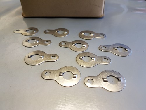 10x sicherungsblech nutmuttern - sicherungsblech,
