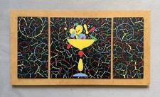 Triptychon, abstrakte Malerei