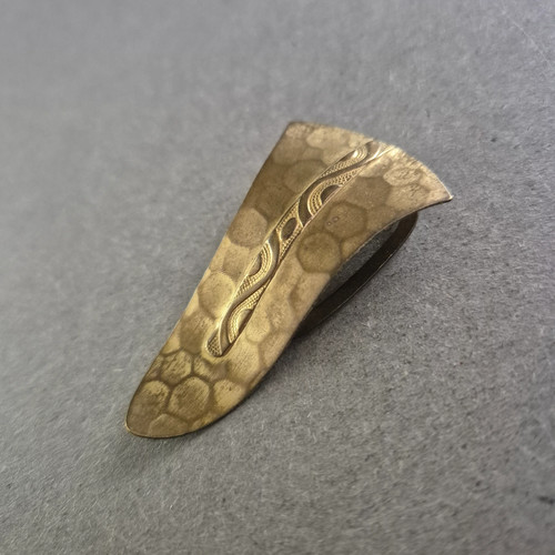 Vintage schuhclip aus messing - vintage,