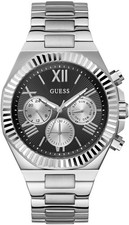 GUESS Armbanduhr Herren EQUITY GW0703G1 Quarzuhr Datum Edelstahl 44mm B-WARE