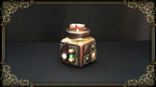 Steampunk mini flasche glas - steampunk,
