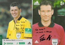 Markus Merk+Florian Meyer: DFB+FIFA Schiedsrichter