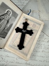 Kettenanhänger Kreuz Onyx