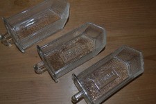 Poncet Glasschütten  3 Stück