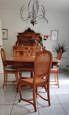 2 Stühle antik Esszimmer Holz