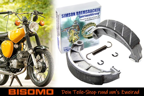 Sport bremsbacken gerillt - 1x,