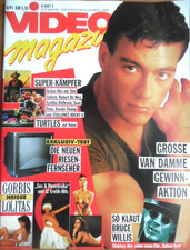 VIDEO MAGAZIN 8- 1991 Van Damme Bruce Willis KEVIN ALLEIN ZU HAUS Rothrock ROCKY