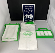 SEBO AIR-BELT K1,K3 Box Art.6629 ER und 6696ER 8 Staubsaugerbeutel mit 2 Filter