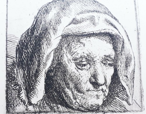 Radierung rembrandt - radierung,,