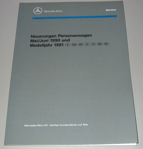 Werkstatthandbuch mercedes - mercedes, w