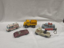 5x SIKU Modellautos Ferrari GTO, Unimog, Mercedes, Ford Transit, Abschleppwagen