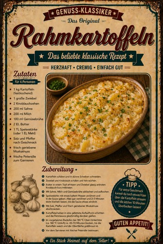 Retro blechschild - retro,