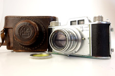 Aka Akarette II Version 3 Xenon 50mm f2 + gelb Filter und Tasche 69115  jl040