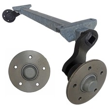 750kg Anhänger Achse - A=