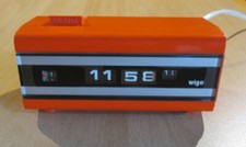 WIGO Rollzahlen-Uhrenwecker Wecker Type SD 12 1970er Jahre / Kult-Klassiker