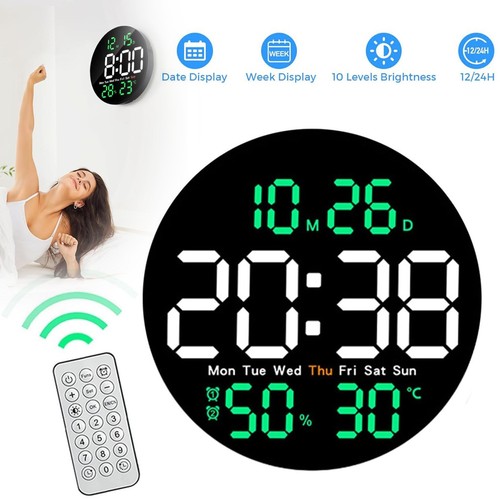 Led digitaluhr wanduhr - led,
