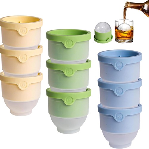 Eiskugelform silikon 9er set - eiskugelform,