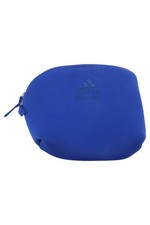 ADIDAS Damen Kosmetiktasche Blau Sportlich Uni Logo-Print Reißverschluss