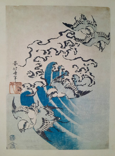 Hokusai chidori - hokusai,